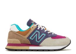 New Balance: Синие кроссовки  574