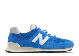 New Balance: Голубые кроссовки  574