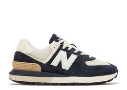 New Balance: Синие кроссовки  574