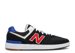 New Balance: Чёрные кроссовки  574