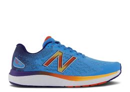 New Balance: Синие кроссовки  Fresh Foam