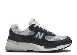 New Balance: Голубые кроссовки  992