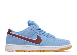 Nike: Синие кроссовки  Dunk Low Premium SB