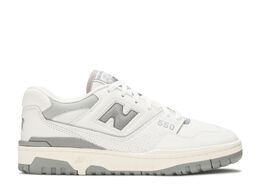 New Balance: Серебристые кроссовки  550