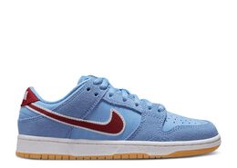 Nike: Синие кроссовки  Dunk Low Premium SB