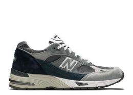 New Balance: Серые кроссовки  991