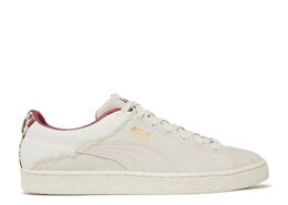 PUMA: Белые кроссовки  Suede