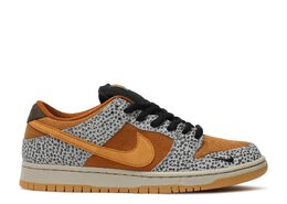 Nike: Серые кроссовки  Dunk Low Pro SB