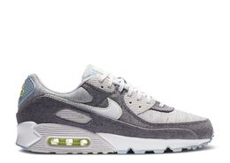 Nike: Серые кроссовки  Air Max 90