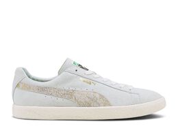 PUMA: Белые кроссовки  Suede