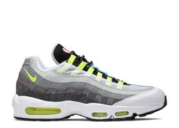 Nike: Серые кроссовки Air Max 95