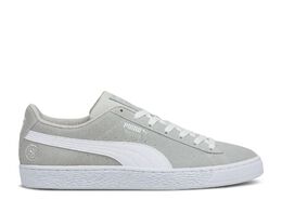 PUMA: Белые кроссовки  Suede