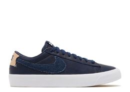 Nike: Синие кроссовки  Blazer Low