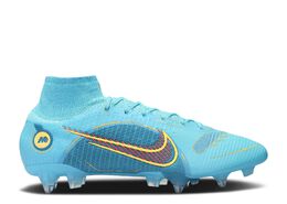 Nike: Синие кроссовки  Mercurial