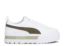 PUMA: Белые кроссовки  Mayze