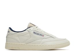 Reebok: Синие кроссовки  Club C 85