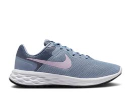 Nike: Синие кроссовки 