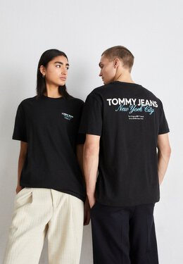 Tommy Jeans: Футболка с принтом 