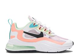 Nike: Светлые кроссовки  Air Max 270 React