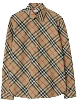 Burberry: Винтажная рубашка  Vintage Check