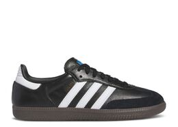 Adidas: Чёрные кроссовки  Samba