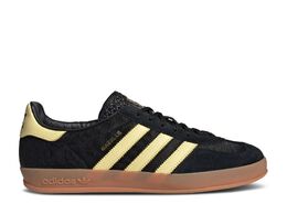 Adidas: Чёрные кроссовки  Gazelle Indoor