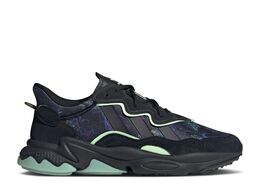 Adidas: Чёрные кроссовки  Ozweego