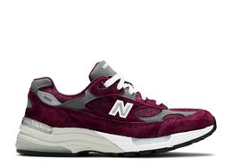 New Balance: Фиолетовые кроссовки  992