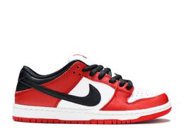 Nike: Красные кроссовки  Dunk Low