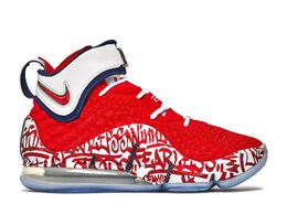 Nike: Красные кроссовки  Lebron 17