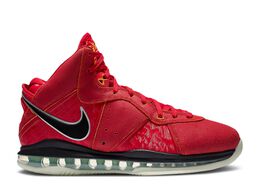 Nike: Красные кроссовки  Lebron 8