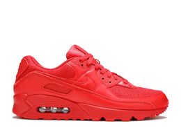 Nike: Красные кроссовки  Air Max 90