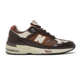 New Balance: Коричневые кроссовки 991