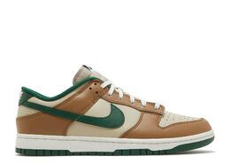 Nike: Зелёные кроссовки  Dunk Low