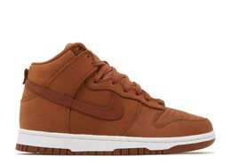 Nike: Коричневые кроссовки  Dunk High Premium