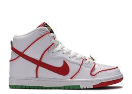 Nike: Белые кроссовки  Dunk High Premium SB