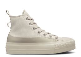 Converse: Бежевые кроссовки  Chuck Taylor All Star Lift