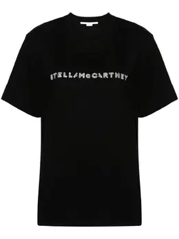 Stella McCartney: Футболка со стразами 