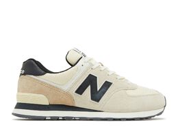 New Balance: Серые кроссовки  574