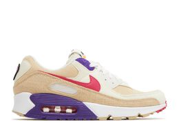 Nike: Фиолетовые кроссовки  Air Max 90