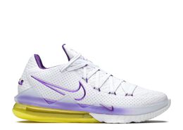 Nike: Белые кроссовки  Lebron 17 Low