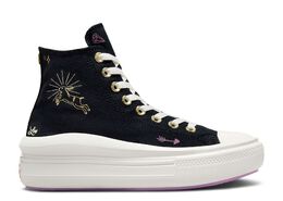 Converse: Чёрные кроссовки  Chuck Taylor All Star Move