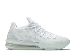 Nike: Белые кроссовки  Lebron 17 Low