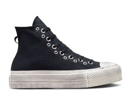 Converse: Чёрные кроссовки  Chuck Taylor All Star Lift