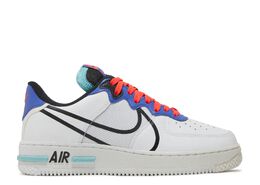 Nike: Голубые кроссовки  Air Force 1 React