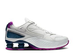 Nike: Голубые кроссовки  Shox Enigma 9000