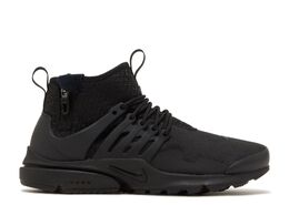 Nike: Чёрные кроссовки  Air Presto Mid Utility