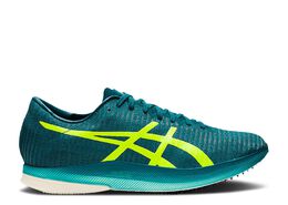 Asics: Жёлтые кроссовки 