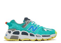 New Balance: Зелёные кроссовки  574