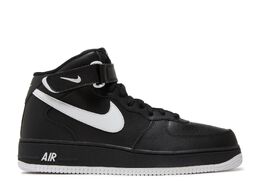 Nike: Чёрные кроссовки  Air Force 1